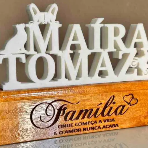 Letreiro Personalizado com Nomes