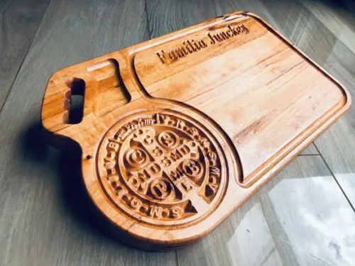 Tabua Churrasco Medalha São Bento