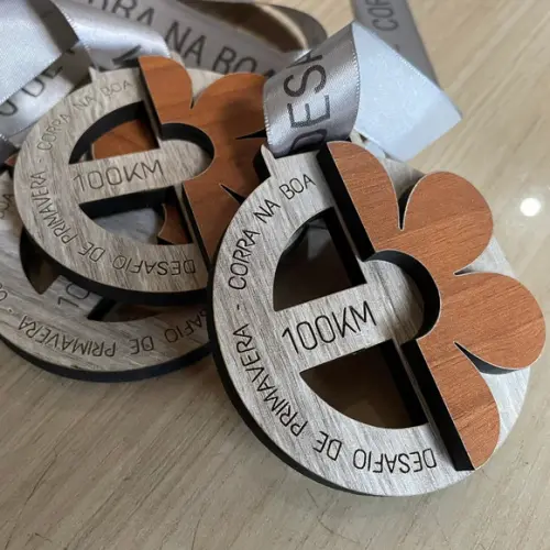 Medalha Personalizada - Kit com 10 Unidades