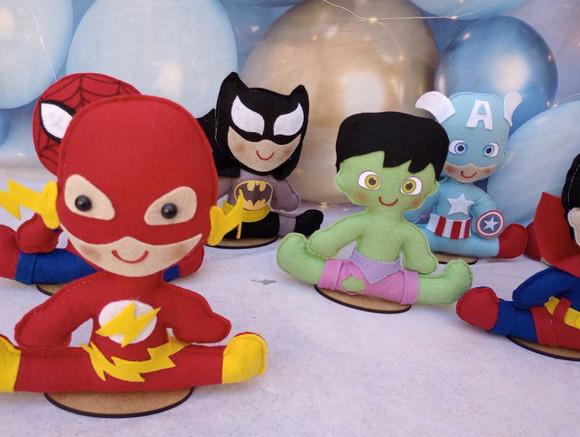 Centro de Mesa Super Heróis e Vingadores