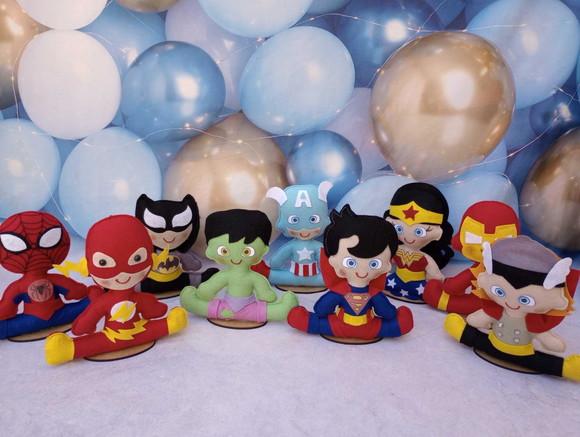 Centro de Mesa Super Heróis e Vingadores