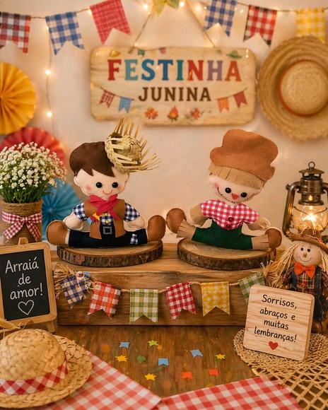 Lembrancinha Festa Junina Feltro
