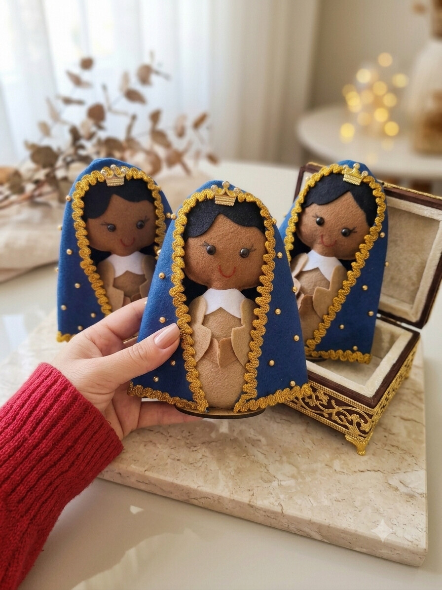 Nossa Senhora Aparecida em feltro