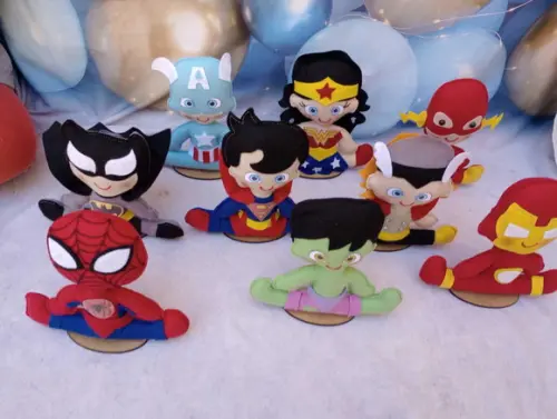 Centro de Mesa Super Heróis e Vingadores