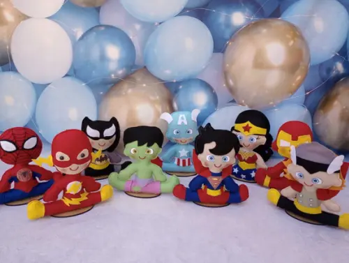 Centro de Mesa Super Heróis e Vingadores