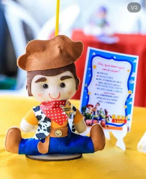 Centro de Mesa Toy Story feltro