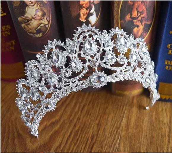 Coroa Tiara Noiva Debutantes Casamento Linda Prata 013