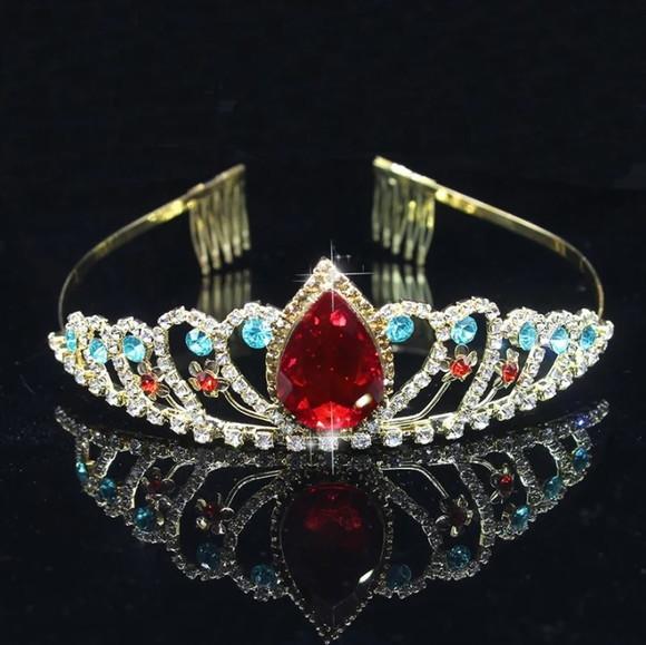 Tiara Princesa Miss Aniversario Fantasia Elena de Avalor