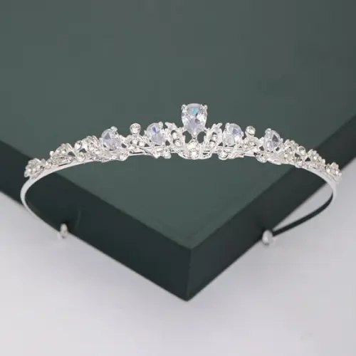 Tiara Noiva Debutante Daminha Casamento Miss Strass 060