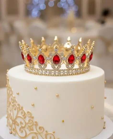 Coroa Miss Rainha Princesa Decorativa Festa Casamento Bolo
