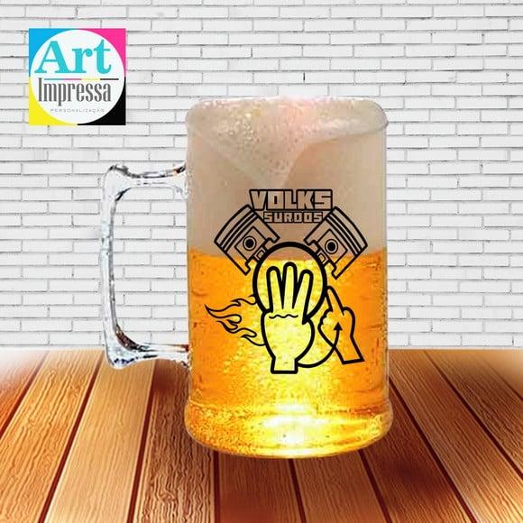 150 Canecas de Chopp Acrílica Personalizada com Logo da Empresa