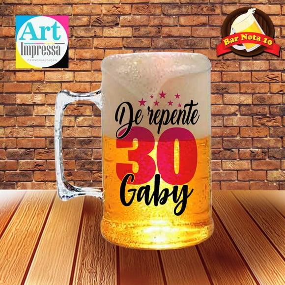 Caneca de Chopp Acrílica Personalizada Lembrancinha De Repente