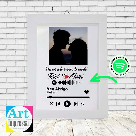 Quadro Interativo Personalizado com Foto