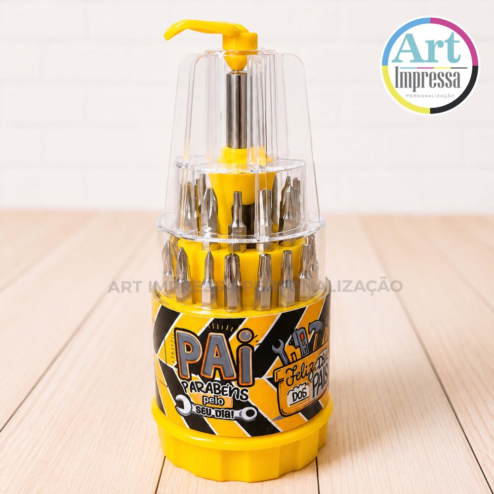 Mini Kit Ferramenta com 31 Personalizado para Brinde