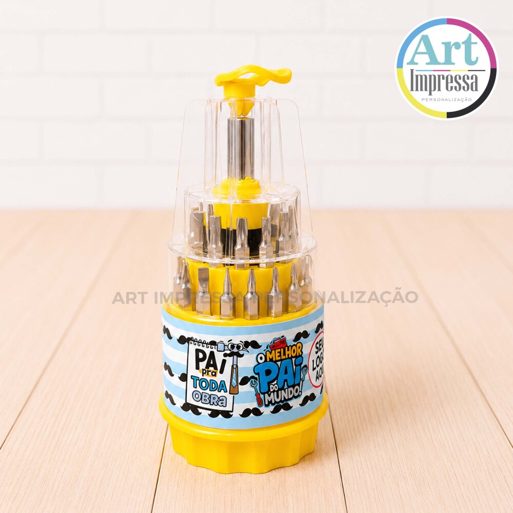 Mini Kit Ferramenta com 31 Personalizado para Brinde