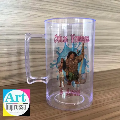 Caneca Acrílica Personalizada Moana