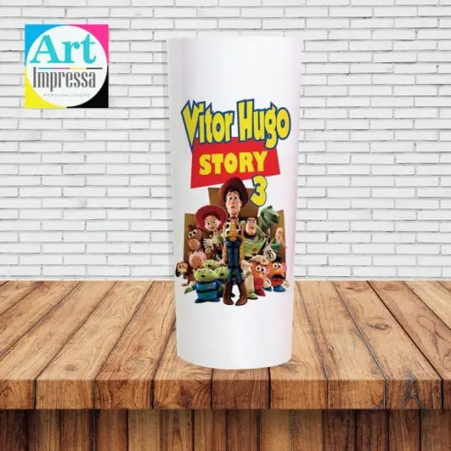 Copo Long Drink Personalizado Toy Story Lembrancinha Festa Infantil