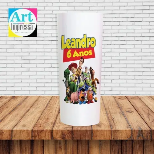 Copo Long Drink Personalizado Toy Story Lembrancinha Festa Infantil