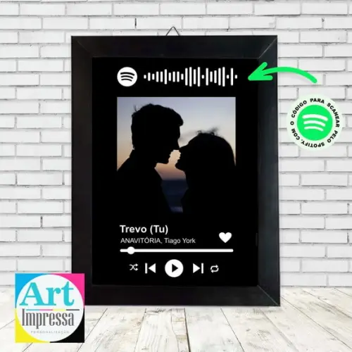 Quadro Interativo Personalizado com Foto