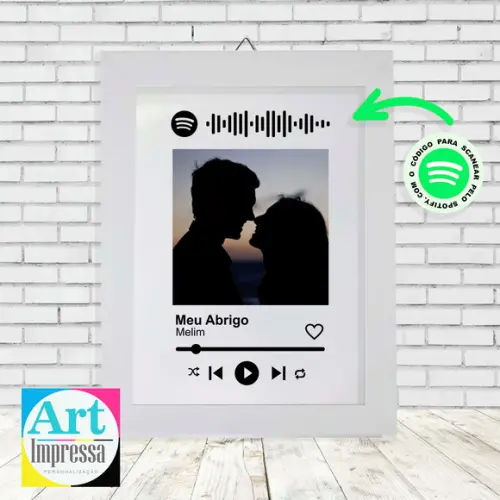 Quadro Interativo Personalizado com Foto