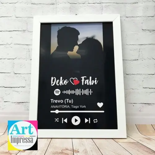 Quadro Interativo Personalizado com Foto