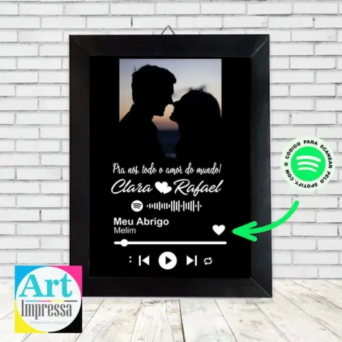 Quadro Interativo Personalizado com Foto