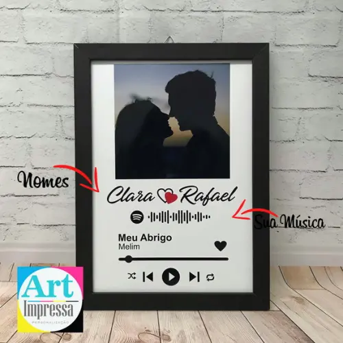 Quadro Interativo Personalizado com Foto