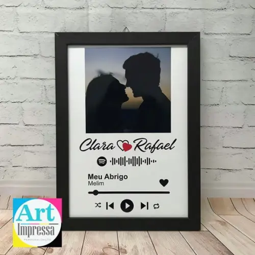Quadro Interativo Personalizado com Foto