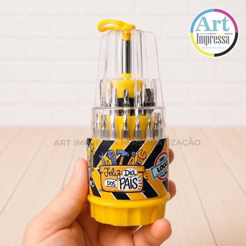 Mini Kit Ferramenta com 31 Personalizado para Brinde