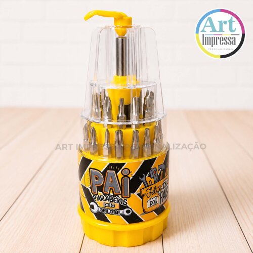 Mini Kit Ferramenta com 31 Personalizado para Brinde