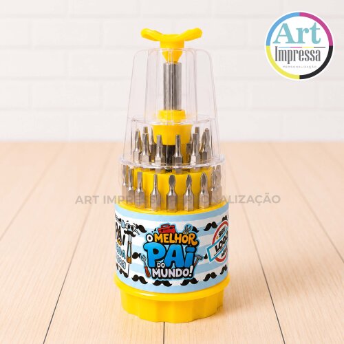 Mini Kit Ferramenta com 31 Personalizado para Brinde