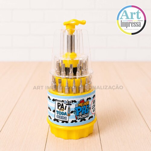 Mini Kit Ferramenta com 31 Personalizado para Brinde
