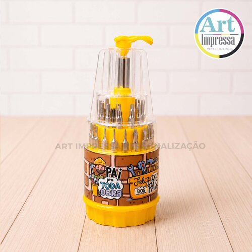Mini Kit Ferramenta com 31 Personalizado para Brinde