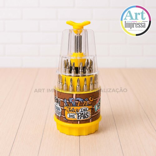Mini Kit Ferramenta com 31 Personalizado para Brinde
