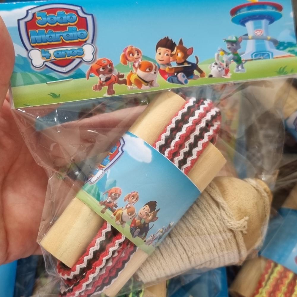Kit pião e corda Patrulha Canina