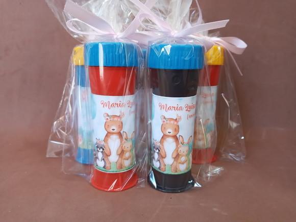 Bolinha de Sabão Personalizada Bosque Encantado