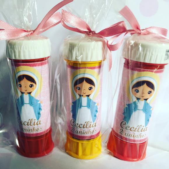 Bolinha de Sabão Personalizada Nossa Senhora das Graças