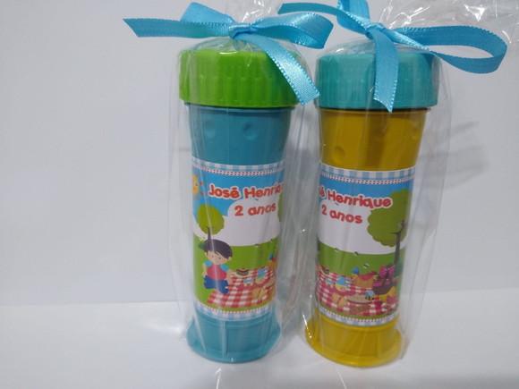 Bolinha de Sabão Personalizada Picnic