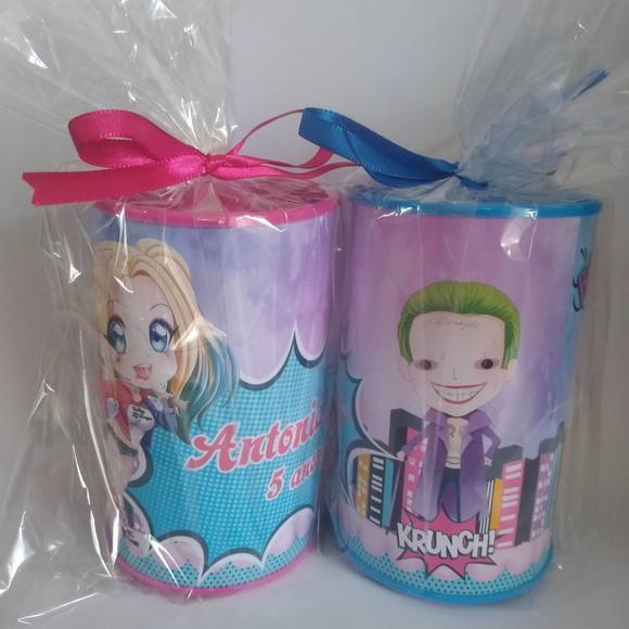 Cofrinho Personalizado Arlequina