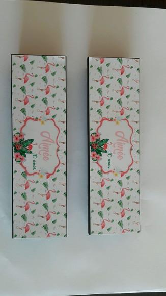 Domino Personalizado Flamingos