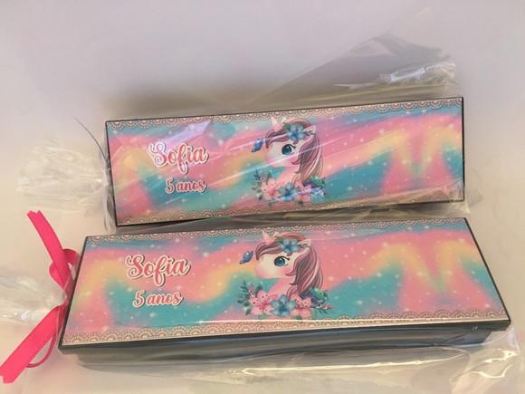 Domino Personalizado Unicornio