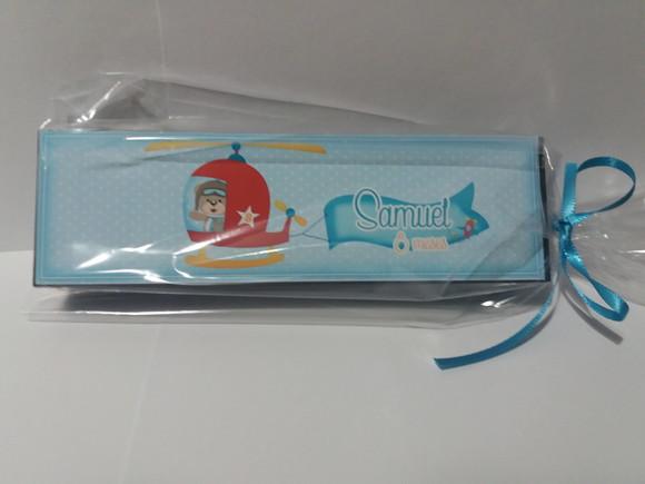 Domino Personalizado Ursinho Aviador