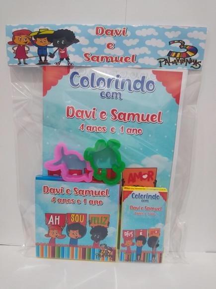 Kit Colorir com Massinha 3 Palavrinhas