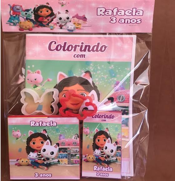 Kit Colorir com Massinha Casa Magica Gaby