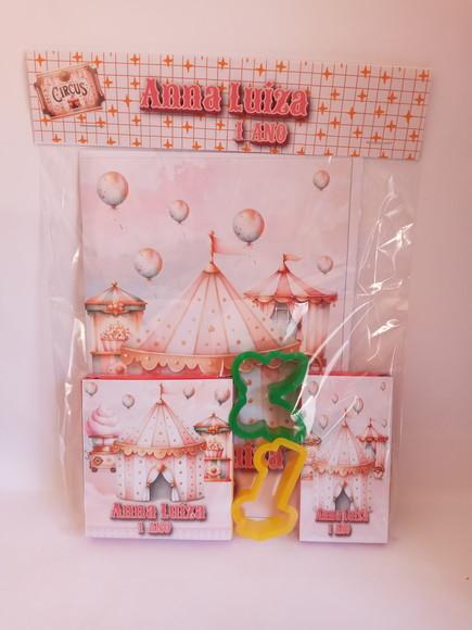 Kit Colorir com Massinha Circo