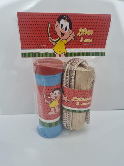 Kit Corda de Pular e Bolinha de Sabão Magali