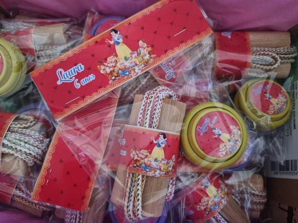 Kit Corda e Ioio Personalizados Branca de Neve