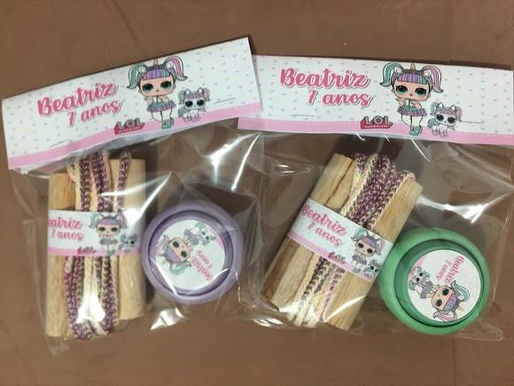 Kit Corda e Ioio Personalizados Lol Unicornio