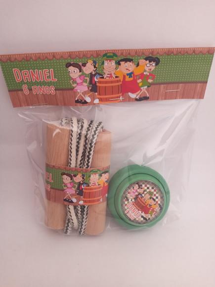 Kit Corda e Ioio Personalizados Turma do Chaves