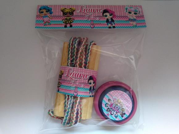 Kit Corda e Ioio Personalizados Lol Surprise